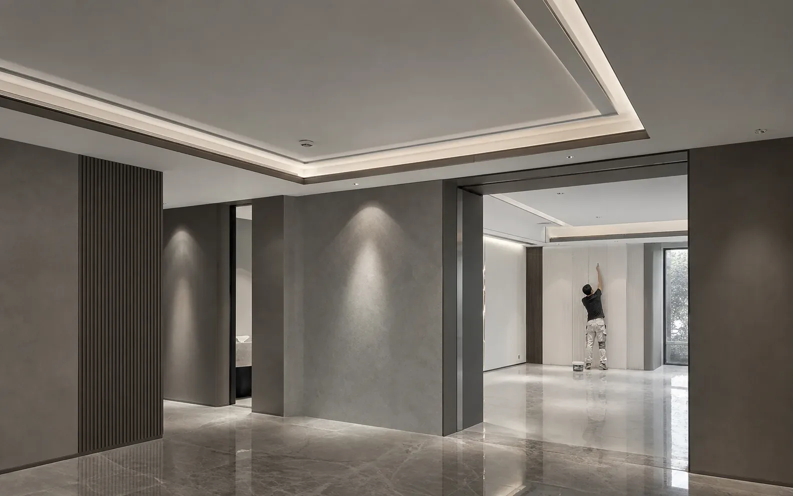Modern interior finishing delivered with precision by OMRIVA